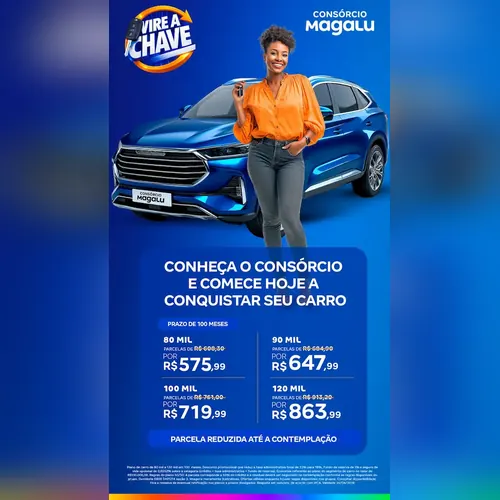 Consórcio Magalu - automóvel 2