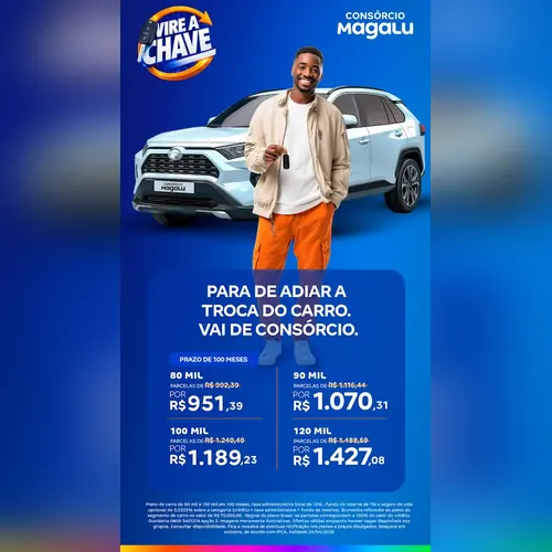 Consórcio Magalu - automóvel 3