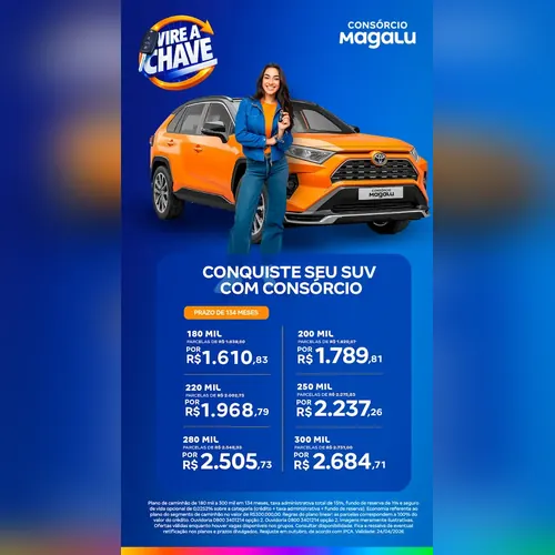 Consórcio Magalu - automóvel 4