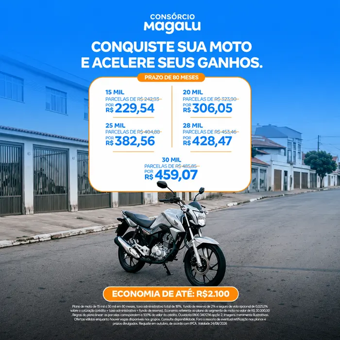 de 15 a 30 mil moto